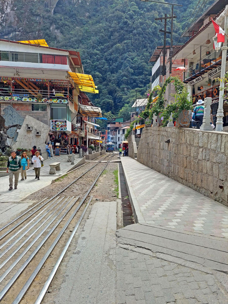 Spoor door Aguas Calientes