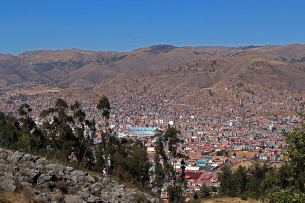 Uitzicht op Cuzco