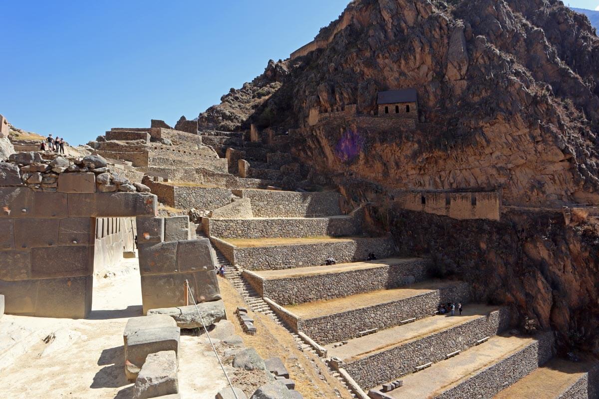 Ollantaytambo ruïne
