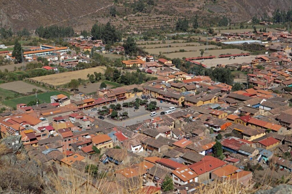 Ollantaytambo van boven