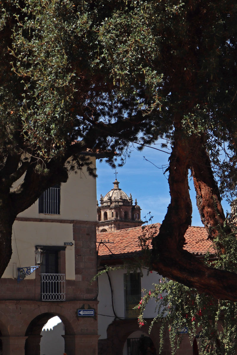 Doorkijkje op de kathedraal