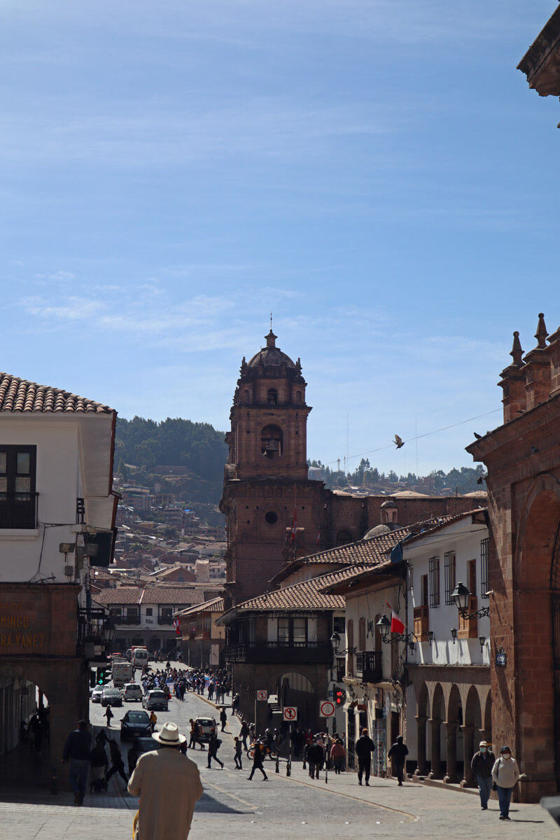 Straat in Cuzco