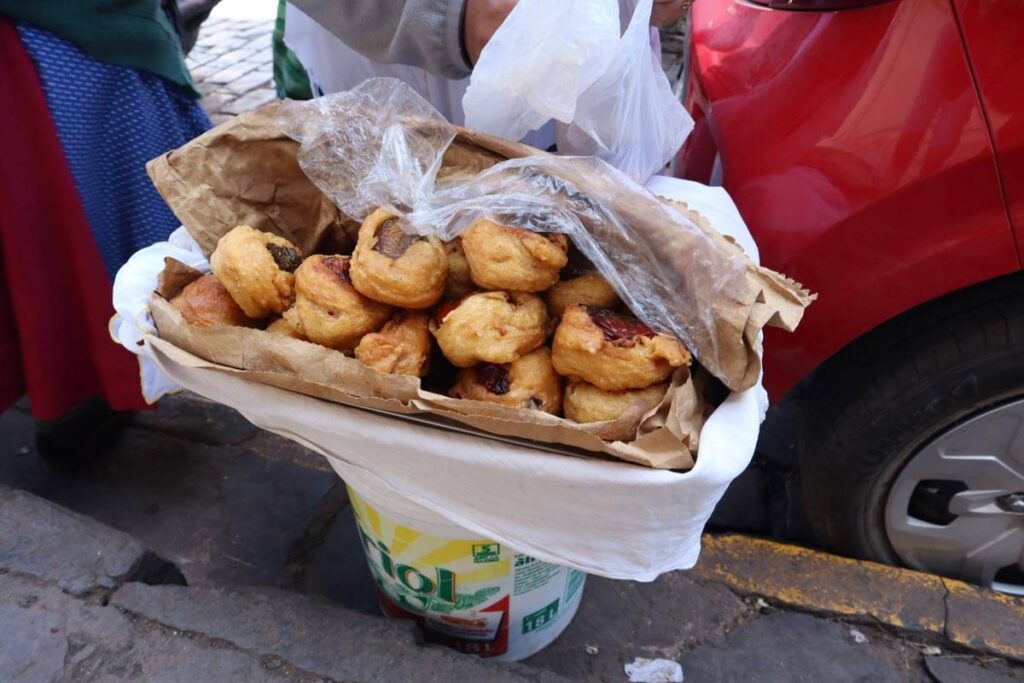 Street food in Cuzco