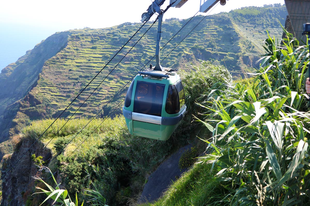 Kabelbaan Teleférico das Achadas da Cruz Madeira