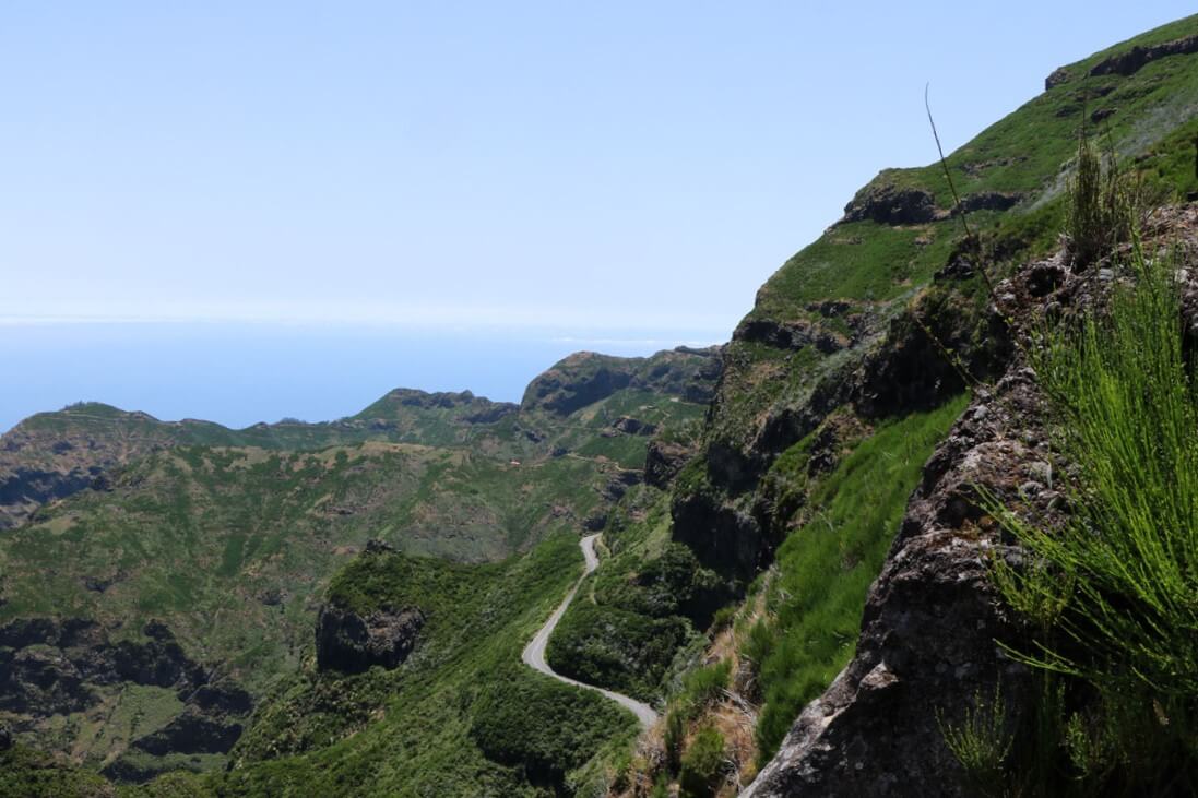 Uitzicht São Vicente vallei Madeira