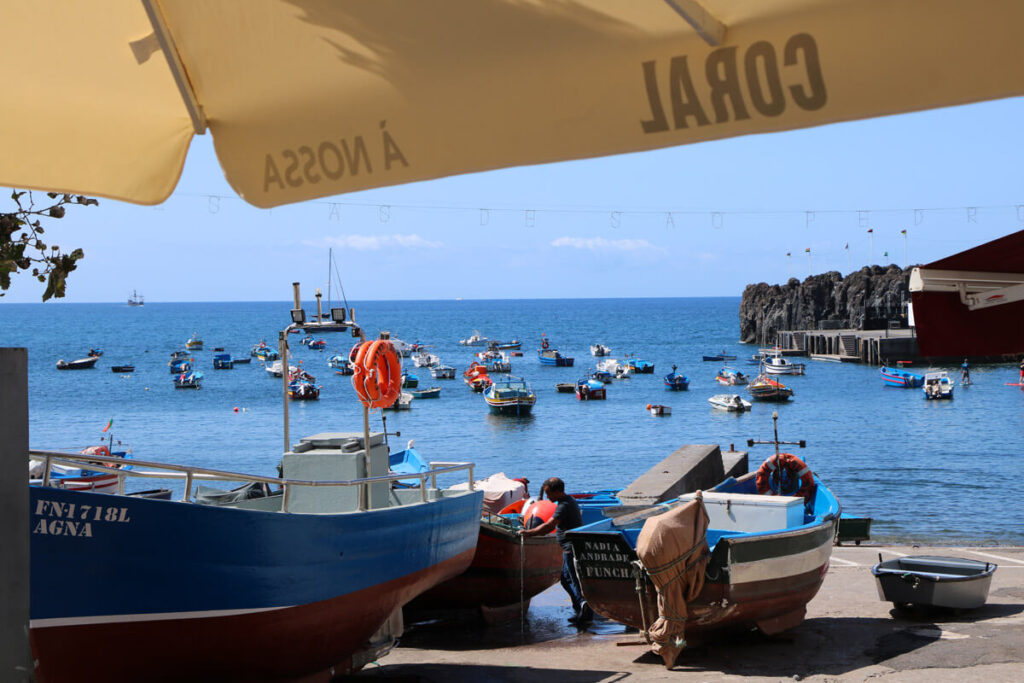 Haven van Camara de Lobos op Madeira