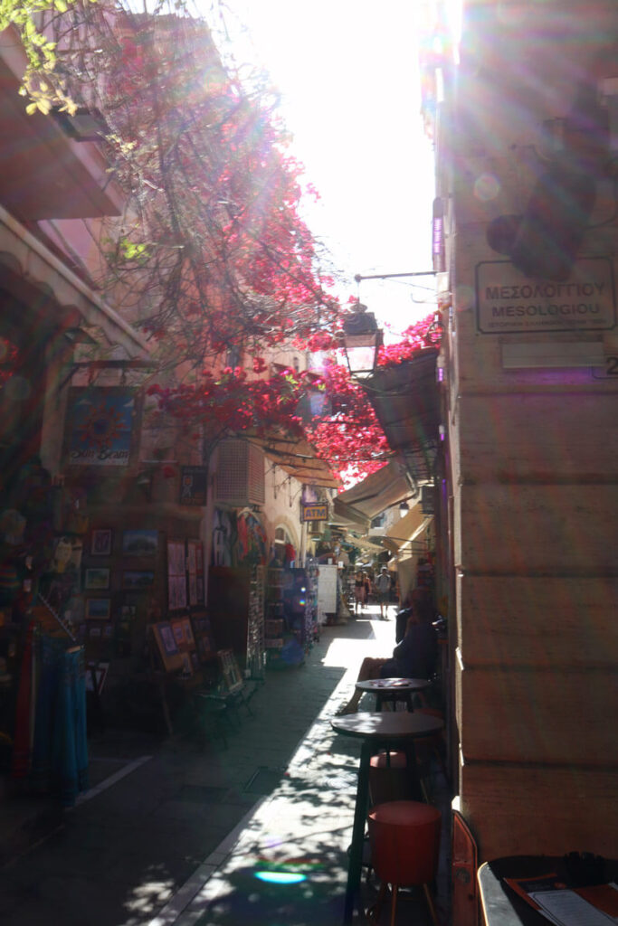Straatje in Rethymnon