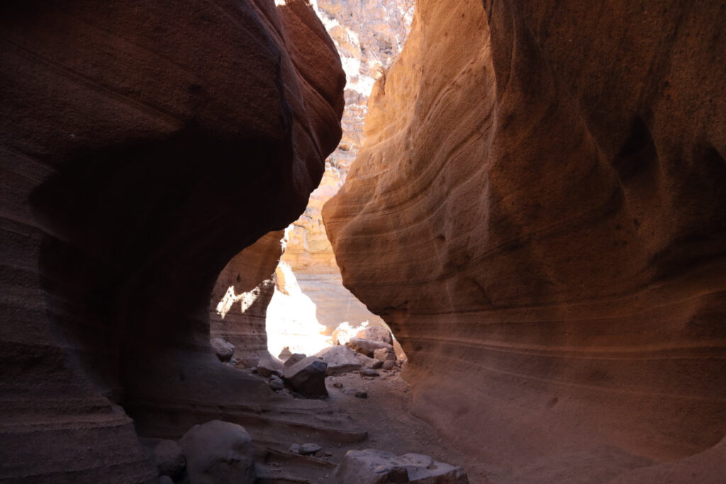 Doorkijkje in Barranca de Las Vagas