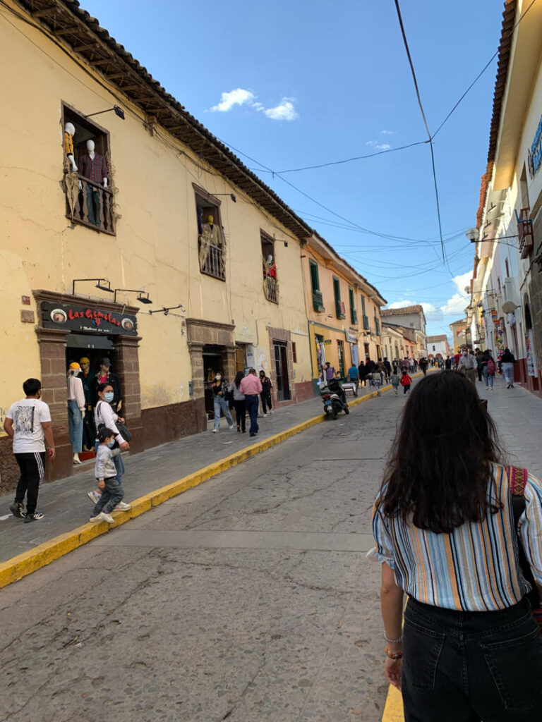 Straat in Peru