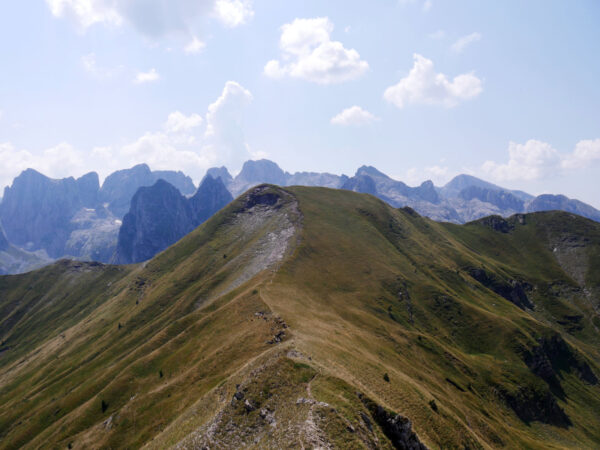 Bergrug Peaks of Balkans